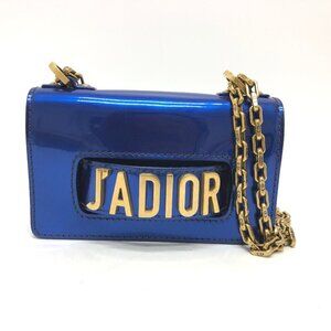 CHRISTIAN DIOR Blue Shoulder Bag